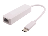 MicroConnect – Nätverksadapter – USB-C – Gigabit Ethernet x 1 – vit