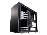 Fractal Design Define R6 - Tower - utvidet ATX (E-ATX) - ingen strømforsyning (ATX) - svart - USB PC-Komponenter - Skap og tilbehør - Alle skap