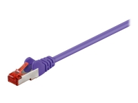 MicroConnect – Nätverkskabel – RJ-45 (hane) till RJ-45 (hane) – 5 m – F/UTP (folieöverdraget oskärmat tvinnat par) – CAT 6 – lila