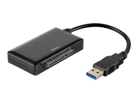DELTACO USB3-SATA6G3 – Kontrollerkort – 2.5 3.5 – SATA 6Gb/s – USB 3.0 – svart