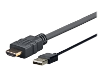 VivoLink Pro – Adapterkabel – USB hane till HDMI hane – 5 m – stöd för 4K