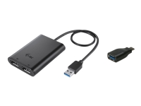 i-Tec USB 3.0 A/C Dual DP Adapter – Extern videoadapter – USB 3.0 – 2 x DisplayPort