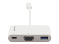 Kramer ADC-U31C/M1 - Ekstern videoadapter - USB-C - VGA - hvit