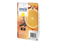Epson 33 - 4.5 ml - gul - original - blister - blekkpatron - for Expression Home XP-635, 830 Expression Premium XP-530, 540, 630, 635, 640, 645, 830, 900 Skrivere & Scannere - Blekk, tonere og forbruksvarer - Blekk