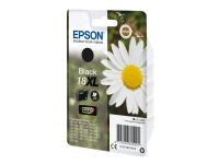 Epson 18XL - 11.5 ml - XL - svart - original - blære med RF-alarm - blekkpatron - for Expression Home XP-212, 215, 225, 312, 315, 322, 325, 412, 415, 422, 425 Skrivere & Scannere - Blekk, tonere og forbruksvarer - Blekk