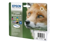 Epson T1285 Multipack – 4-pack – 16.4 ml – svart gul cyan magenta – original – bläckpatron – för Stylus S22 SX130 SX230 SX235 SX430 SX435 SX438 SX440 SX445  Stylus Office BX305