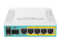 MikroTik RouterBOARD hEX RB960PGS - Ruter - 4-ports switch - 1GbE PC tilbehør - Nettverk - Rutere og brannmurer