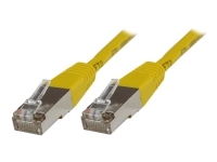 MicroConnect – Nätverkskabel – RJ-45 (hane) till RJ-45 (hane) – 1 m – SFTP PiMF – CAT 6 – formpressad tvinnad – gul