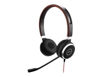 Jabra Evolve 40 MS stereo - Hodesett - on-ear - kablet - USB, 3,5 mm jakk - Certified for Skype for Business TV, Lyd & Bilde - Hodetelefoner & Mikrofoner
