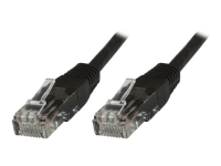 MicroConnect – Nätverkskabel – RJ-45 (hane) till RJ-45 (hane) – 5 m – UTP – CAT 6 – formpressad tvinnad – svart (paket om 10)