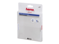 Hama - CD/DVD-muffe - gjennomsiktig (en pakke 25) PC-Komponenter - Harddisk og lagring - Medie oppbevaring