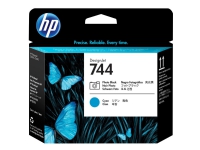 HP 744 – Cyan foto-sort – printhoved – för DesignJet HD Pro MFP Z2600 PostScript Z5600 PostScript