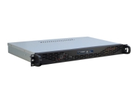 Inter-Tech IPC 1U-K-125L – Kan monteras i rack – 1U – mini ITX – inget nätaggregat – USB