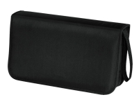 Hama CD Wallet 80 - Lomme for CD/DVD-plater - 80 plater - nylon - svart PC-Komponenter - Harddisk og lagring - Medie oppbevaring