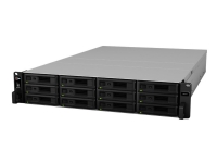Synology RX1217RP - Lagerskap - 12 brønner (SATA-600) - kan monteres i rack - 2U PC-Komponenter - Harddisk og lagring - NAS