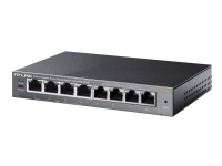 TP-Link Easy Smart TL-SG108PE - Switch - smart - 4 x 10/100/1000 (4 PoE+) + 4 x 10/100/1000 - stasjonær - PoE+ (64 W) PC tilbehør - Nettverk - Switcher