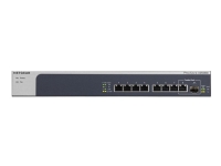 Bilde av Netgear Xs508m - Switch - Ikke-styrt - 7 X 10 Gigabit Ethernet + 1 X 10 Gigabit Ethernet / 10 Gigabit Ethernet Sfp+ - Stasjonær, Rackmonterbar