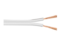 Bilde av Microconnect - Høyttalerkabel - 1.5 Mm² - Uisolert Tråd Til Uisolert Tråd - 100 M - Hvit