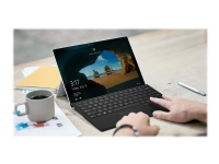 Microsoft Surface Pro Type Cover with Fingerprint ID – Tangentbord – med pekdyna accelerometer – bakgrundsbelyst – Nordisk – svart – kommersiell – för Surface Pro (I mitten av 2017) Pro 3 Pro 4 Pro 7+