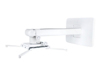 Bilde av Multibrackets M Projector Mount Short Throw Deluxe - Monteringssett (veggplate, Monteringsadapter, Kortprojektsjonsveggarm, Monteringsmaskinvare) - For Projektor - Hvit