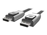 Bilde av Belkin 6ft Displayport 1.2 Cable With Latches, M/m, 4k - Displayport-kabel - Displayport (hann) Til Displayport (hann) - 1.8 M - For P/n: F1dn104w-3, F4u097tt, F4u109tt
