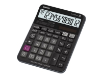 Casio DJ-120D Plus - Skrivebordskalkulator - 12 sifre - solpanel, batteri Kalkulator