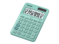 Casio MS-20UC - Skrivebordskalkulator - 12 sifre - solpanel, batteri - grønn Kalkulator