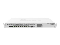 MikroTik Cloud Core Router CCR1009-7G-1C-1S+ – Router – 10 GigE – monterbar på stativ