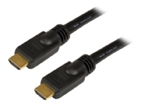 StarTech.com Höghastighets HDMI-kabel M/M – 4K @ 30 Hz – ingen signalförstärkare behövs – 15 m – HDMI-kabel – HDMI hane till HDMI hane – 15 m – skärmad – svart