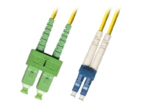 MicroConnect – Nätverkskabel – SC/APC enkelläge (hane) till LC/UPC enkelläge (hane) – 2 m – fiberoptisk – 9 / 125 mikrometer – OS1 – gul