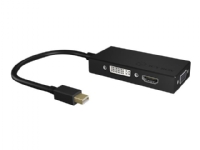 ICY BOX IB-AC1032 - Videotransformator - DisplayPort - DVI, HDMI, VGA - sortering PC-Komponenter - Skjermkort & Tilbehør - USB skjermkort