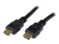 StarTech.com 5m High Speed HDMI Cable - Ultra HD 4k x 2k HDMI Cable - HDMI to HDMI M/M - 5 meter HDMI 1.4 Cable - Audio/Video Gold-Plated (HDMM5M) - HDMI-kabel - HDMI hann til HDMI hann - 5 m - skjermet - svart PC tilbehør - Kabler og adaptere - Videokabl