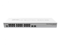 MikroTik Cloud Router Switch CRS326-24G-2S+RM - Switch - L3 - Administreret - 24 x 10/100/1000 + 2 x SFP+ - monterbar på stativ - PoE PC tilbehør - Nettverk - Switcher