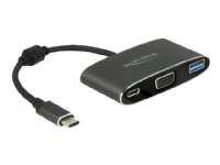 Bilde av Delock - Ekstern Videoadapter - Vl101 - Usb-c 3.1 - Vga - Grå - Løsvekt