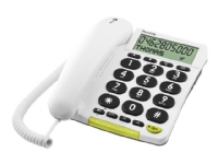 DORO PhoneEasy 312cs - Telefon med ledning med anrops-ID - hvit Tele & GPS - Fastnett & IP telefoner - Alle fastnett telefoner