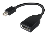 Lenovo - DisplayPort adapter - Mini DisplayPort (han) til DisplayPort (hun) - 17.6 cm - for ThinkCentre M70  M75t Gen 2  M80  M90  ThinkStation P330 Gen 2  P34X  P350  P520  P620