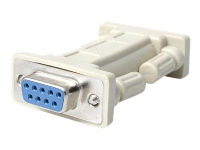 StarTech.com DB9 RS232 Serial Null Modem Adapter - F/F - Null modem adapter - DB-9 (F) to DB-9 (F) - NM9FF - Null modem-adapter - DB-9 (hunn) til DB-9 (hunn) - for P/N: EC1S952, EC2S952, PCI2S232485I