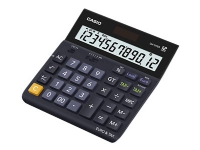 Casio DH-12 TER - Skrivebordskalkulator - 12 sifre - solpanel, batteri Kalkulator