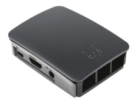 Raspberry Pi - Boks - ABS-plast - grå, svart - for Raspberry Pi 3 Model B