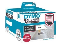 Bilde av Dymo Labelwriter Durable - Hvit - 64 X 19 Mm 900 Etikett(er) (1 Rull(er) X 900) Strekkodeetiketter - For Dymo Labelwriter 310, 315, 320, 330, 400, 450, 4xl, Se450, Wireless