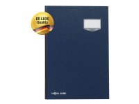 Pagna de Luxe – Signaturbok – expanderar – 20 utrymmen – blå
