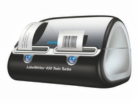 DYMO LabelWriter 450 Twin Turbo - Etikettskriver - direktetermisk - Rull (6,2 cm) - 600 x 300 dpi - inntil 71 etiketter/min - kapasitet: 2 ruller - USB Skrivere & Scannere - Andre kontormaskiner - Labelskrivere
