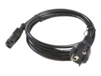 MicroConnect PowerCord – Strömkabel – IEC 60320 C13 till CEE 7/7 (hane) – 50 cm – svart