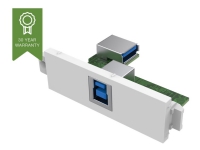 VISION TechConnect 3 USB-b module – Modulkontaktplatta med insnäppsfästen – USB typ B