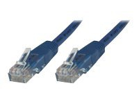 MicroConnect – Nätverkskabel – RJ-45 (hane) till RJ-45 (hane) – 50 cm – UTP – CAT 5e – blå