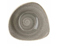 Skål Stonecast 60 cl Ø23,5 cm Triangel Porslin Grå,12 st/krt
