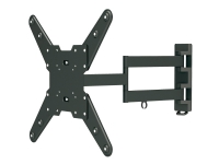 DELTACO ARM-425 - Monteringssett (veggmontering) - for TV - svart - monteringsgrensesnitt: 75 x 75 mm - veggmonterbar TV, Lyd & Bilde - Monteringsfester - Vegg