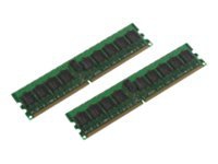 CoreParts – DDR2 – sats – 4 GB: 2 x 2 GB – FB-DIMM 240-pin – 667 MHz / PC2-5300 – Fullt buffrat – ECC – för Fujitsu Celsius R540 R550 R650  PRIMERGY BX620 S4 Econel 200 S2 RX600 S4 TX300 S4