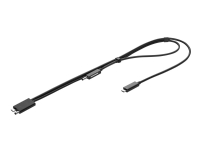 HP Combo – Thunderbolt-kabel – 70 cm – svart – för EliteBook 830 G6  ZBook 15u G5 15u G6 15v G5 17 G5 17 G6 Create G7  ZBook Fury 16 G9