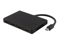 DELTACO DP-911 – Video/audiosplitter – 4 x DisplayPort – skrivbordsmodell